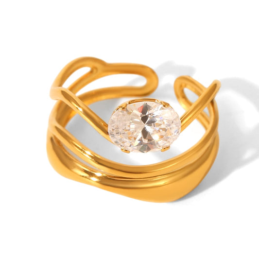 Prsten Luxe Gemstone Two