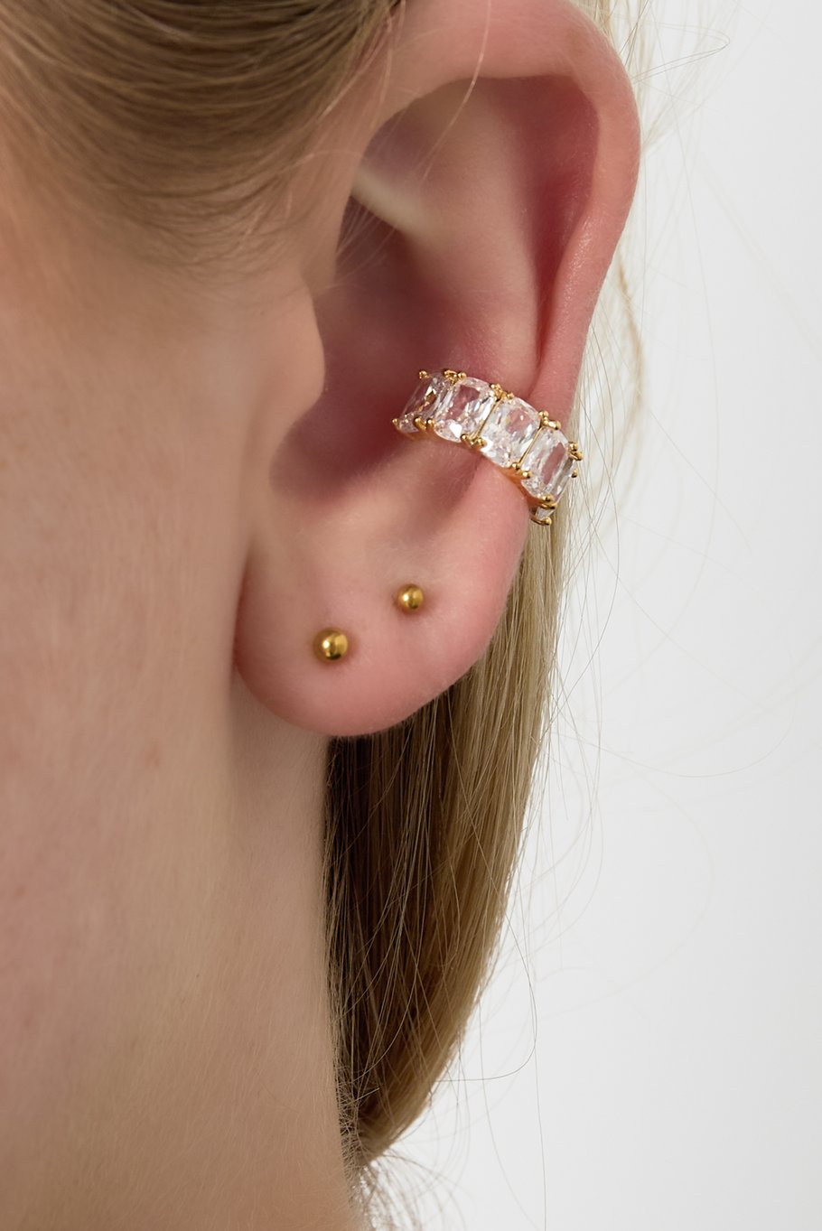 Earcuff Glamour - silver