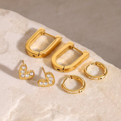 Set Naušnica Luxe Heart