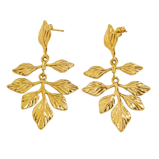 Luxe Leaf Earrings