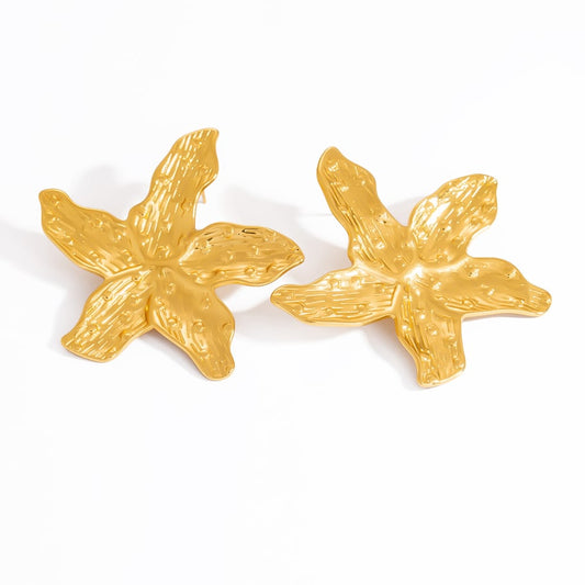 Luxe Star Petal Earrings