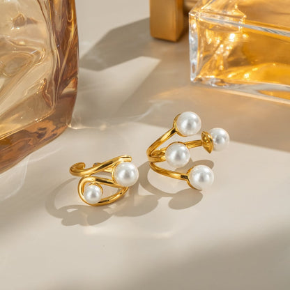 Prsten Luxe Four Pearls