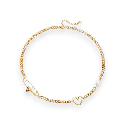 Lančić Luxe Pin Heart