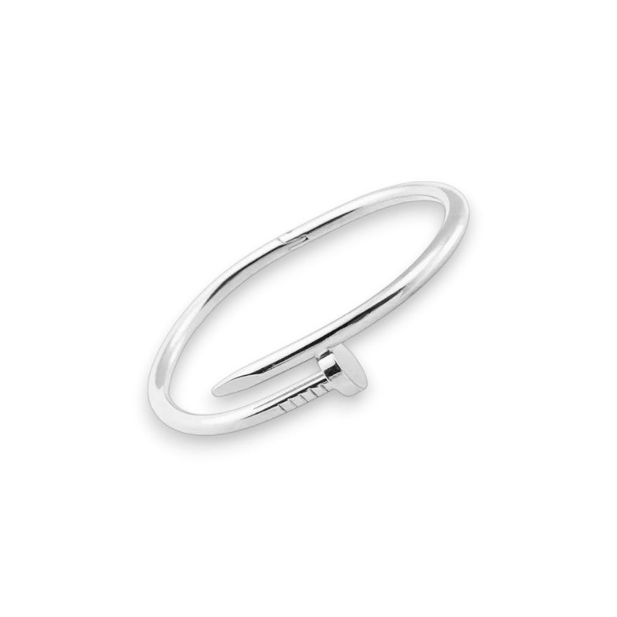 Narukvica Luxe Nail Basic - silver