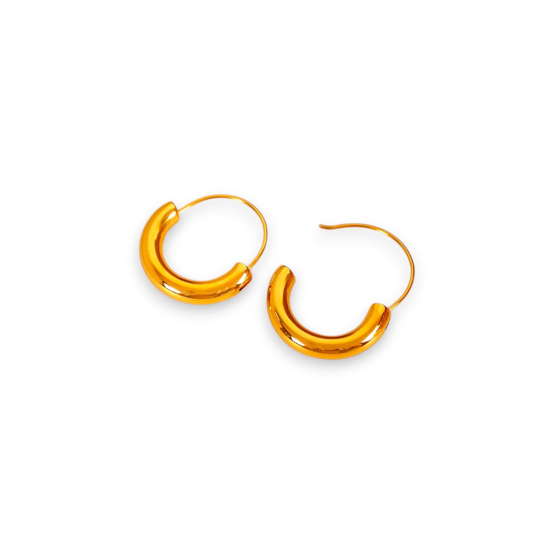 Earrings Luxe Simple Series Thin - gold