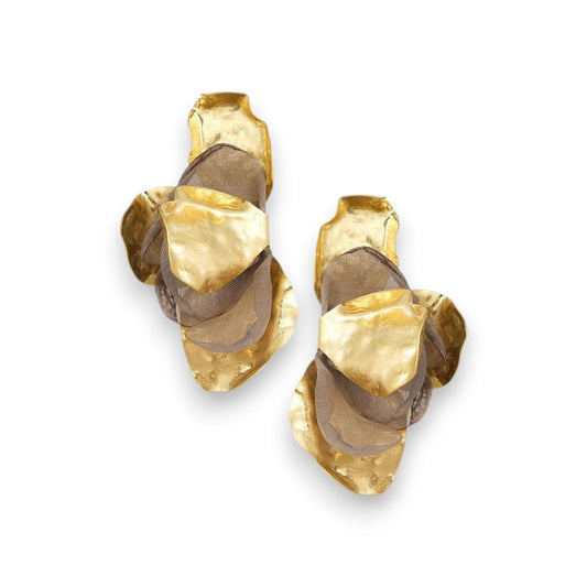 Luxe Fall Earrings - brown