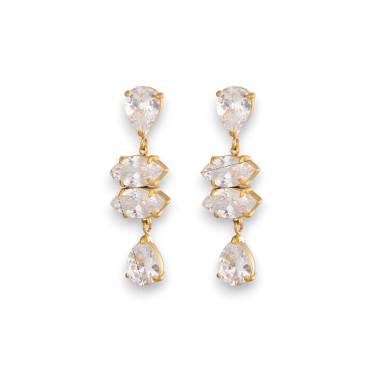 Naušnice Luxe Luxurious Zircon One