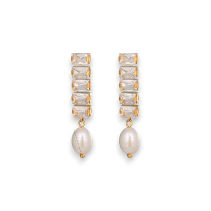 Naušnice Luxe Luxurious Zircon Two