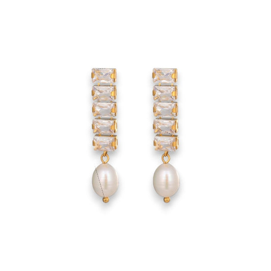 Naušnice Luxe Luxurious Zircon Two