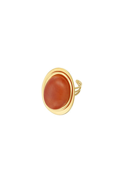 Prsten Luxe Timeless Treasure - orange