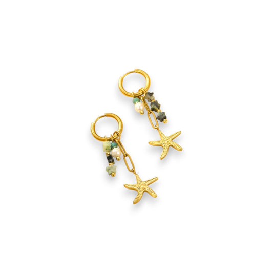 Luxe Romantic Series Eight earrings