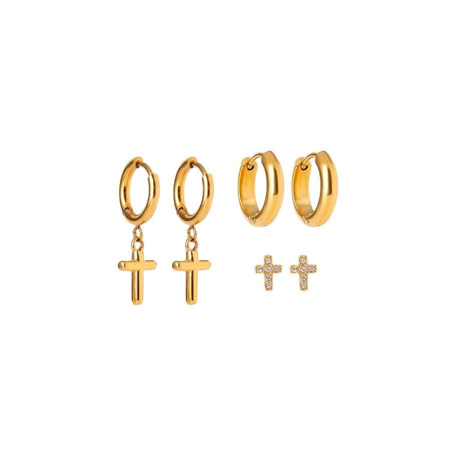 Set Naušnica Luxe Cross