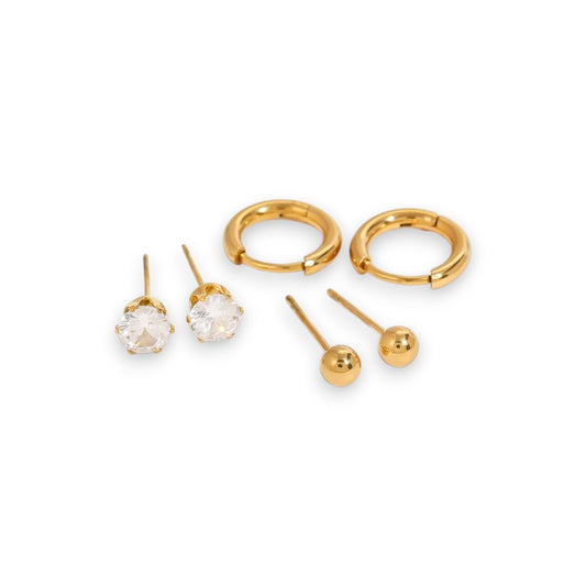 Luxe Diamond Earring Set